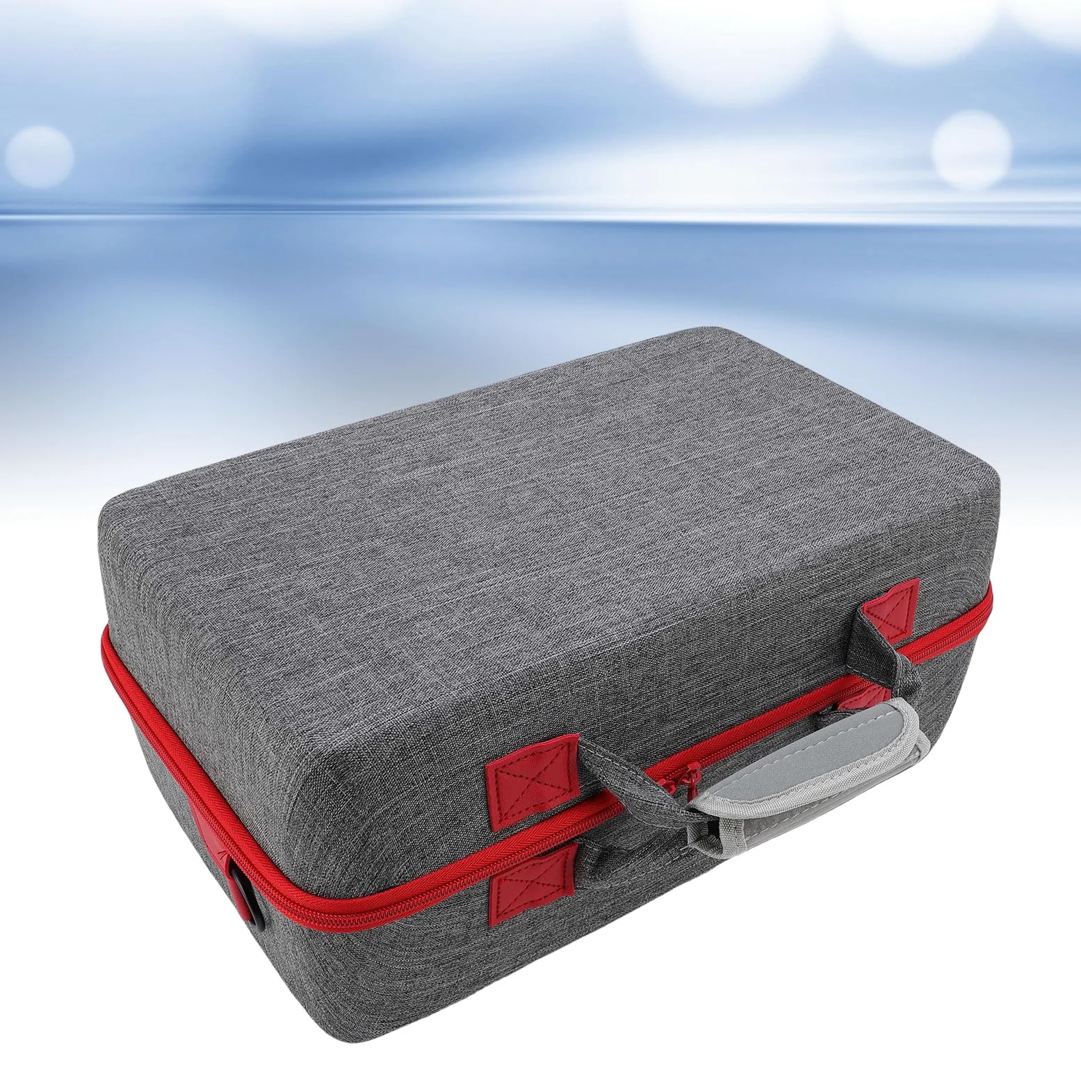Custodia Rigida per Console SLIM Custodia Rigida per Viaggi, Controller, Cuffie, Cavi USB, Nylon Impermeabile per Giocatori (GRAY)