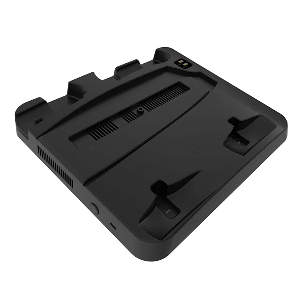 Caricabatterie Stand con Ventola di Raffreddamento, 4 Controller Stazione di Ricarica Dock per PS VR2/PS5, Base di Raffreddamento per PS5 Console UHD/Digitial Edition