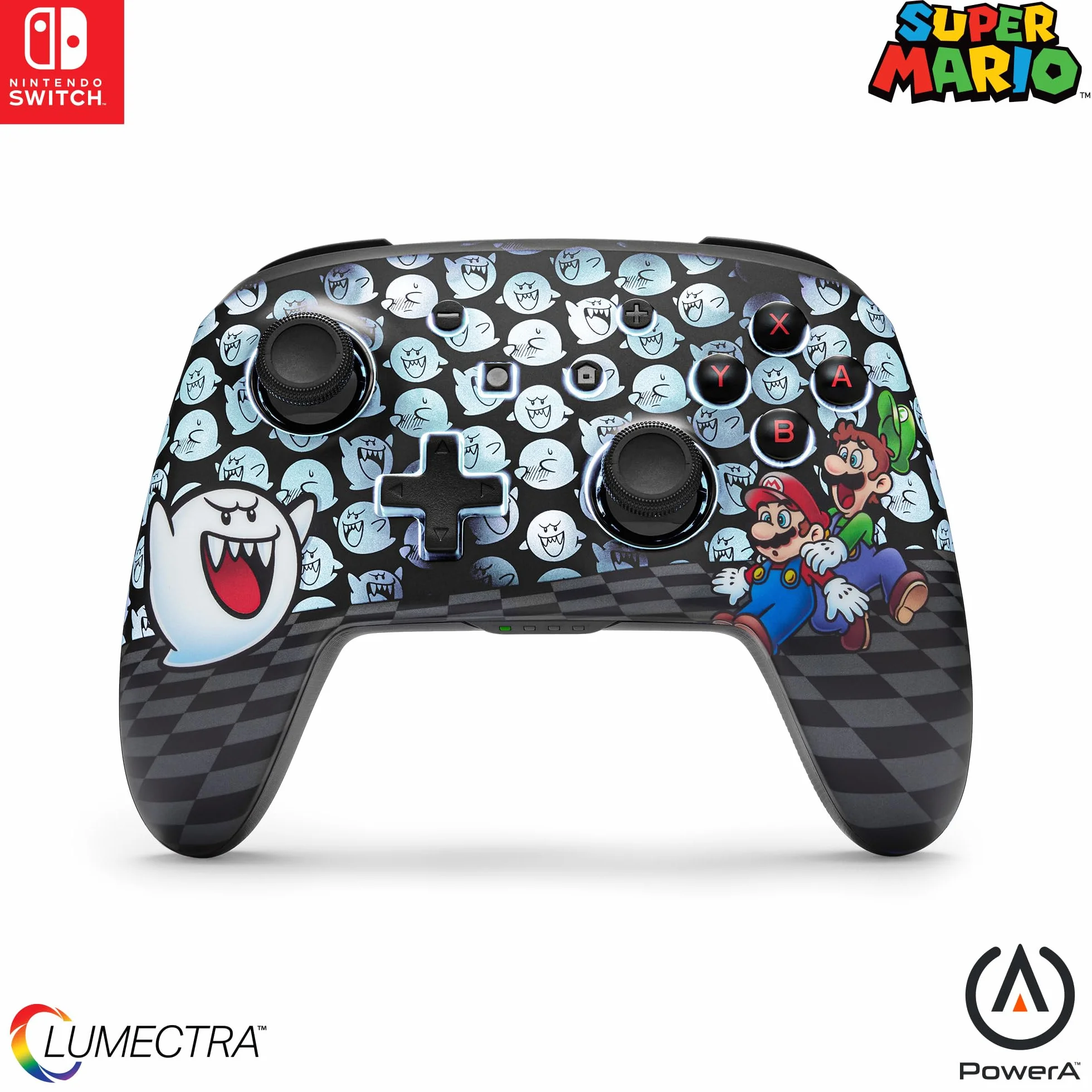 PowerA Enhanced Wireless Controller for Nintendo Switch with Lumectra - Peek-A-Boo
