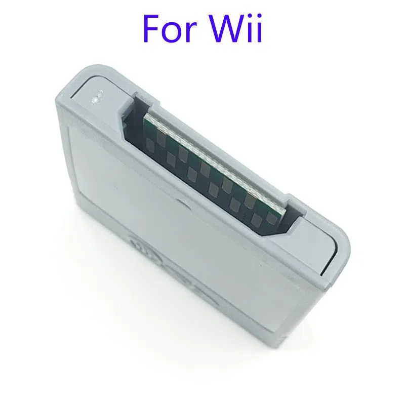 YANHAO [Parti di Videogiochi] 2Pcs SD Flash Scheda di Memoria WISD for Nintendo Wii Adattatore Convertitore Adattatore Lettore di Schede for Wii GC Gamecube Console di Gioco [Sostituire]
