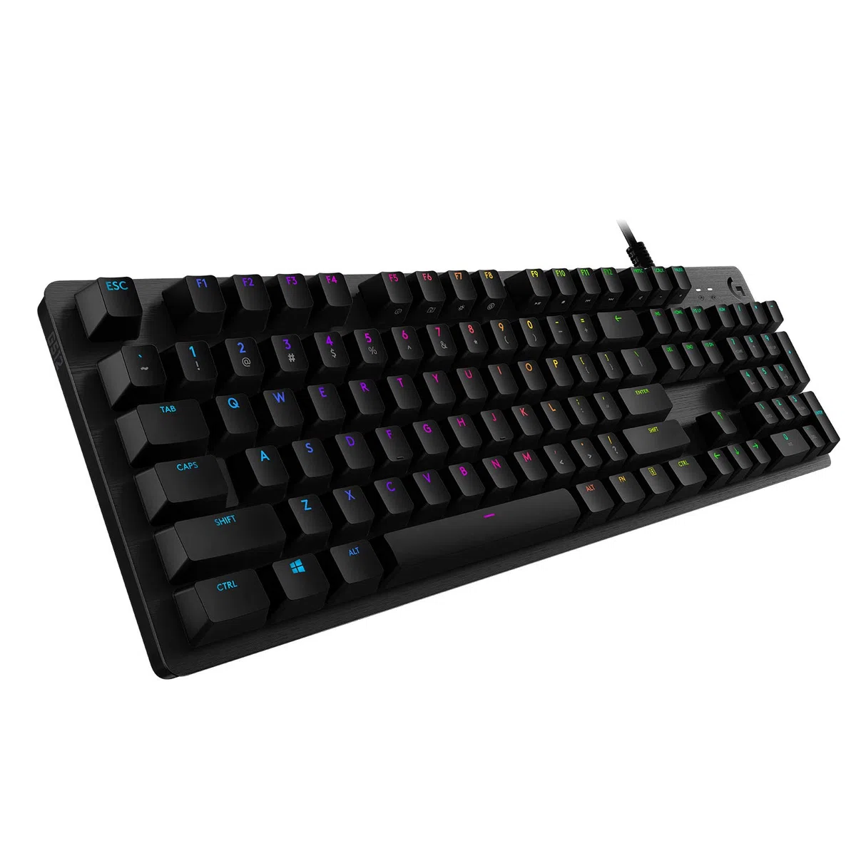 Logitech Gaming G512 - Tastatur - backlit - USB - German QWERTZ - Tastenschalter: GX Brown Tactile - Kohle