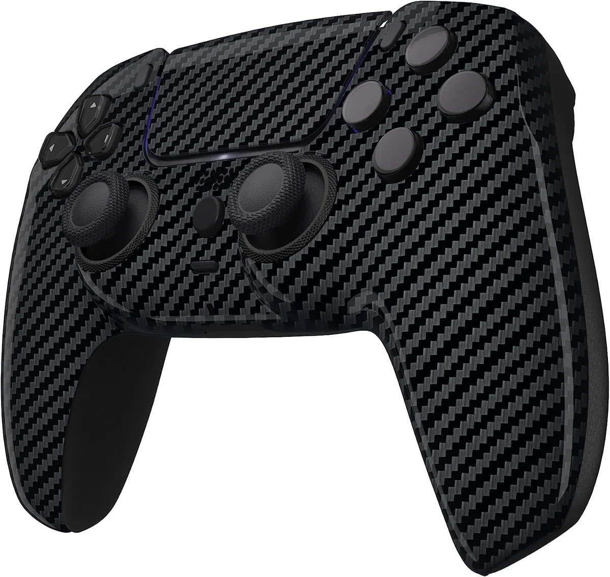 Controller wireless personalizzato compatibile con PS5 - Diversi modelli disponibili (fibra di carbonio lucida PS5)