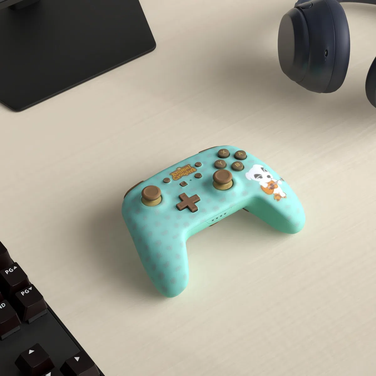 PowerA Enhanced Wireless Controller for Nintendo Switch - Animal Crossing: K.K. Slider