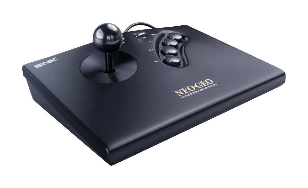 Neo Geo AES+ Arcade Stick Wireless Black