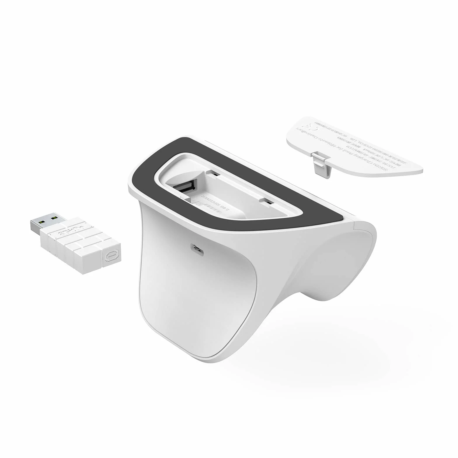 8BitDo Controller Ultimate con dock di ricarica 2.4g per Windows, Android e iOS 16.3+ - Bianco