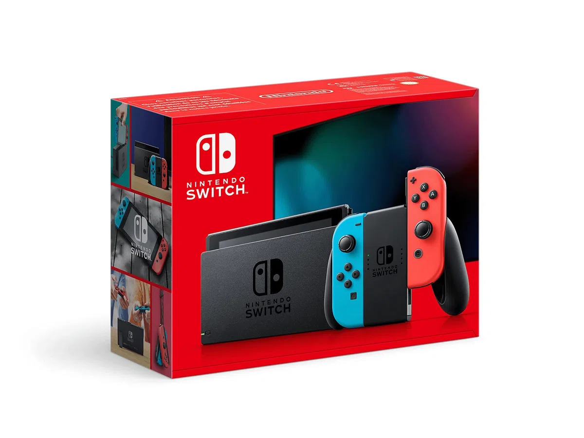 Nintendo Switch Joy-Con V2 2019, Neon Blue/Neon Red