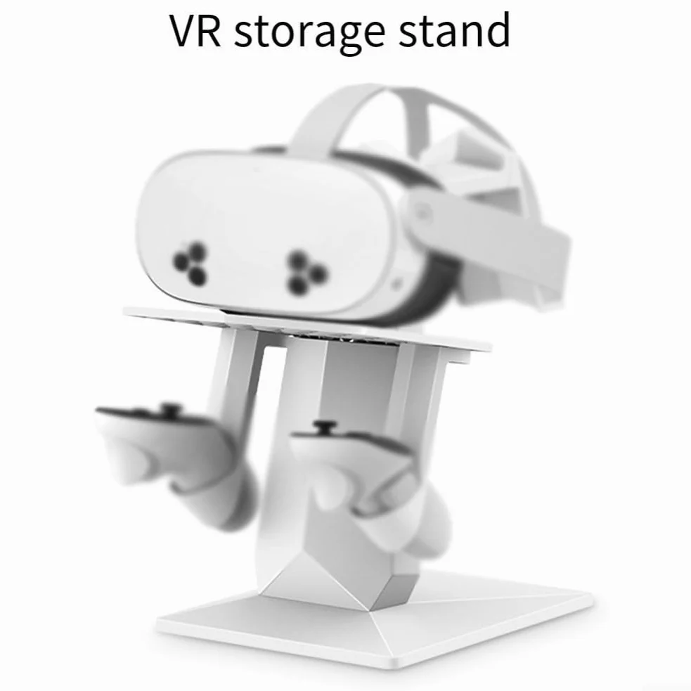 Supporto per cuffie VR, soluzione salvaspazio per gaming, costruzione durevole, compatibile con tutte le cuffie VR