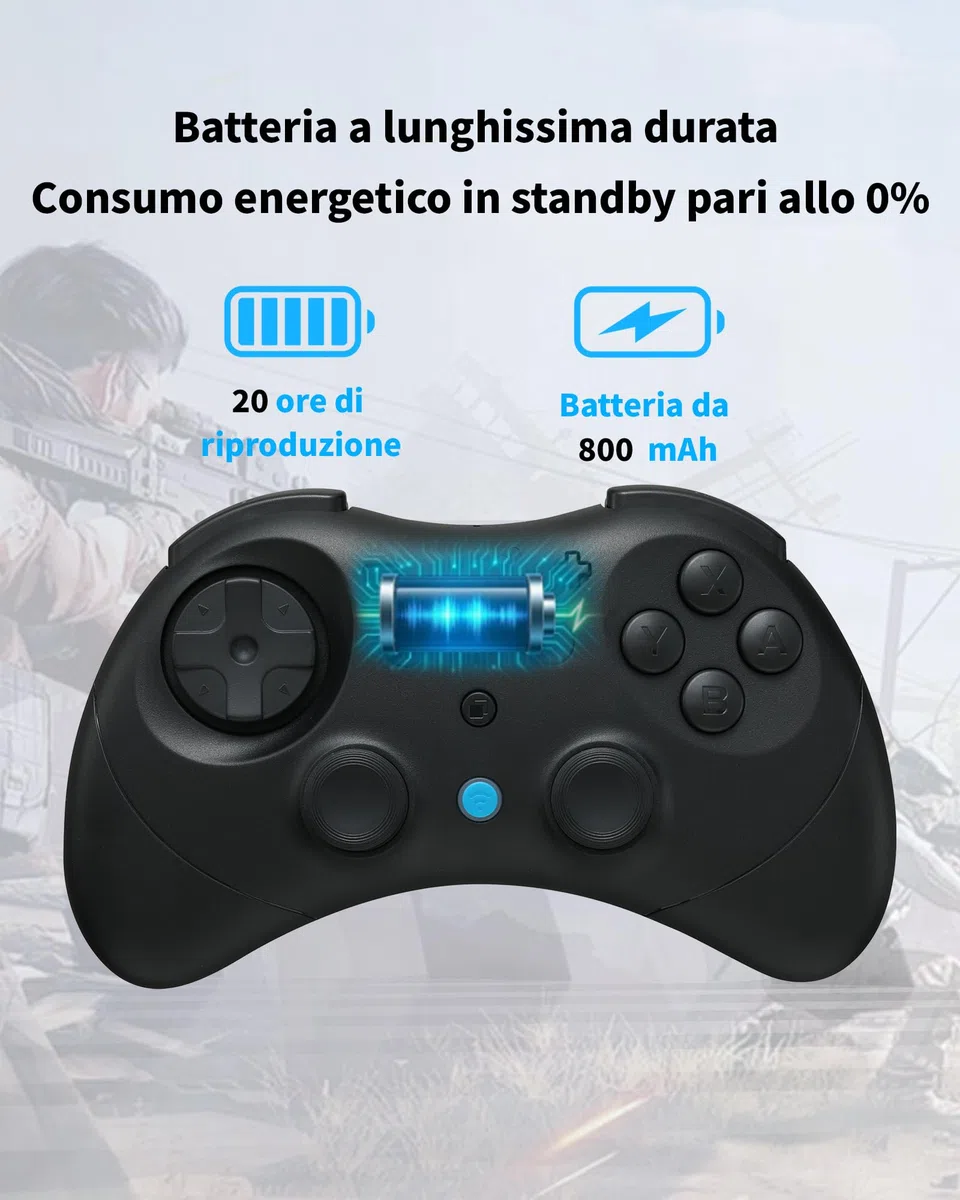 GuliKit Elves 2 Pro Wireless Controller per Switch 1/2, PC, Android, iOS, Joystick ad Effetto Hall, Rotary Rumble, Giroscopio a 6 assi, Durata della Batteria di 20 ore, D-Pad (Nero)