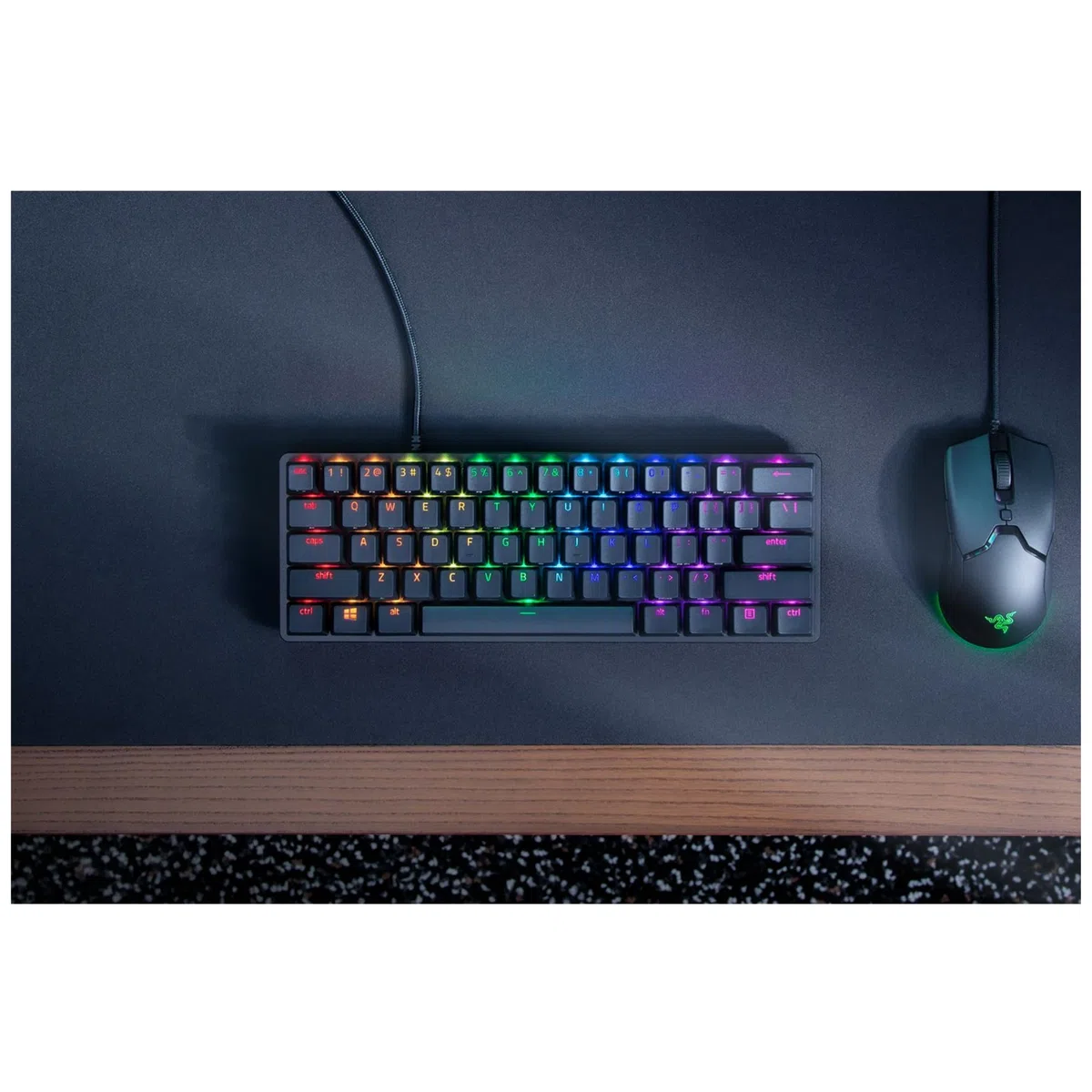 Razer Huntsman Mini tastiera da gaming ottica, 60% layout tedesco DE (layout italiano non garantito)