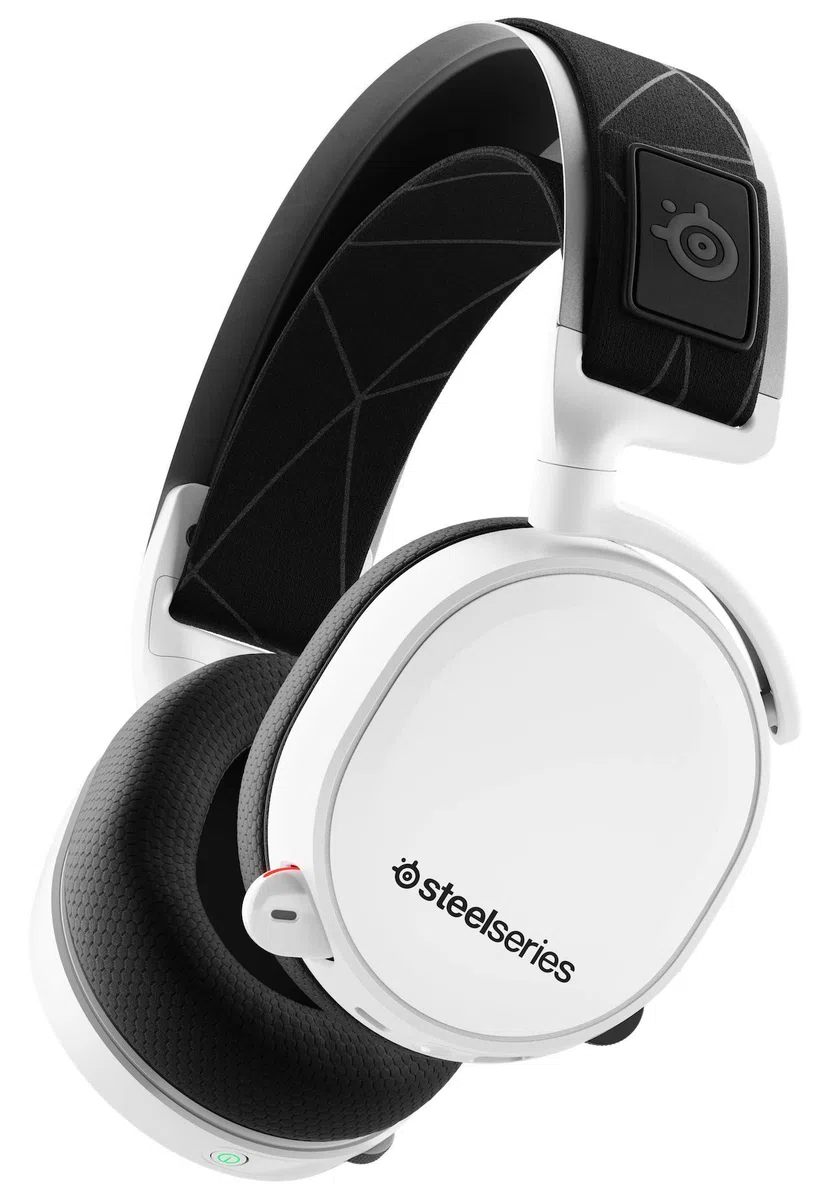 SteelSeries Arctis 7 Cuffie da Gioco - Wireless Senza Perdite - Tecnologia Surround DTS Headphone:X v2.0 per PC e PlayStation 5/PS4 - 10 - 40.000 Hz, Bianco