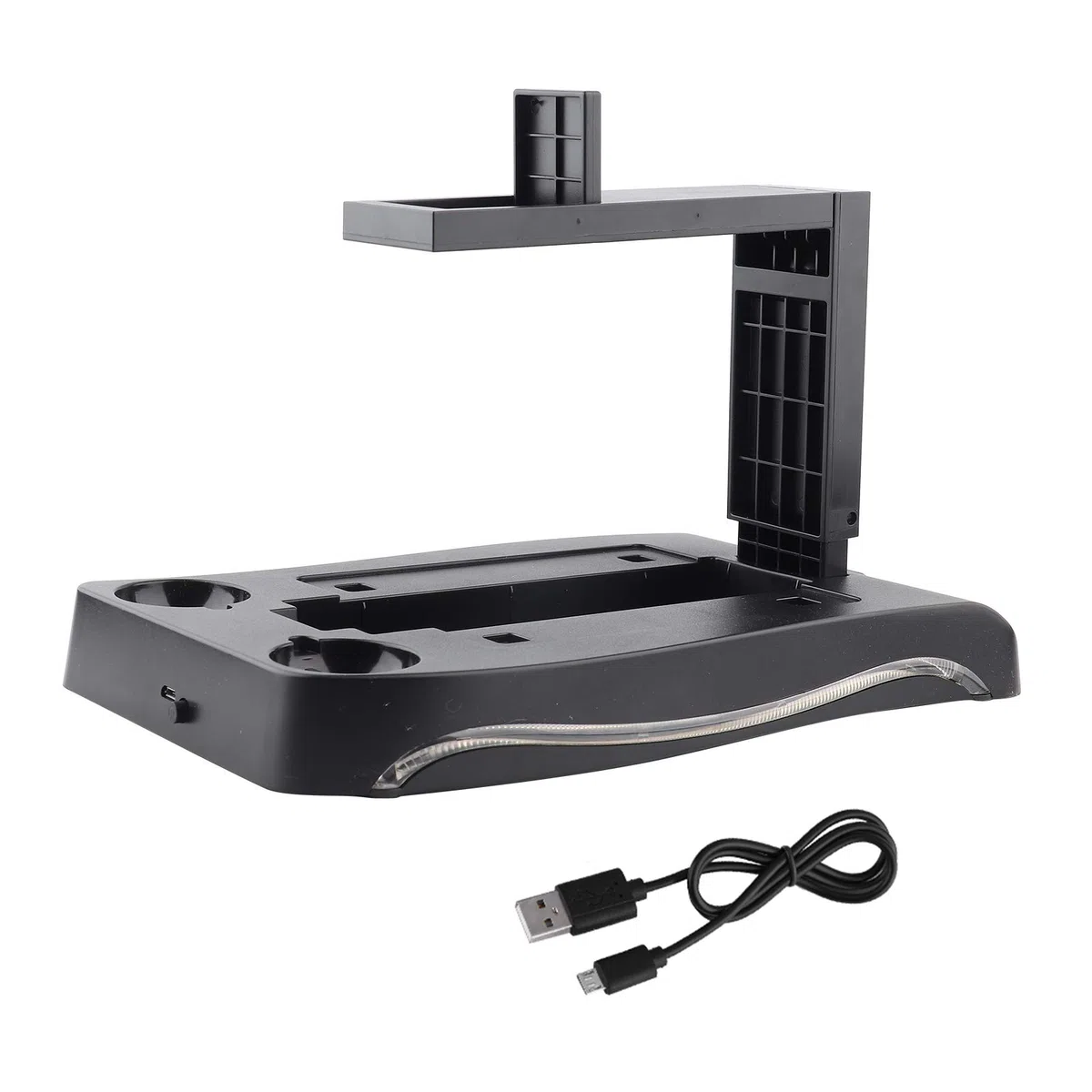 Docking Station Vr Auricolare E Sensori Di Movimento Vr Stazione Di Ricarica Abs Nero Per Vr Controller Stazione Di Ricarica Dock Stand Ricarica Dock Station Supporto