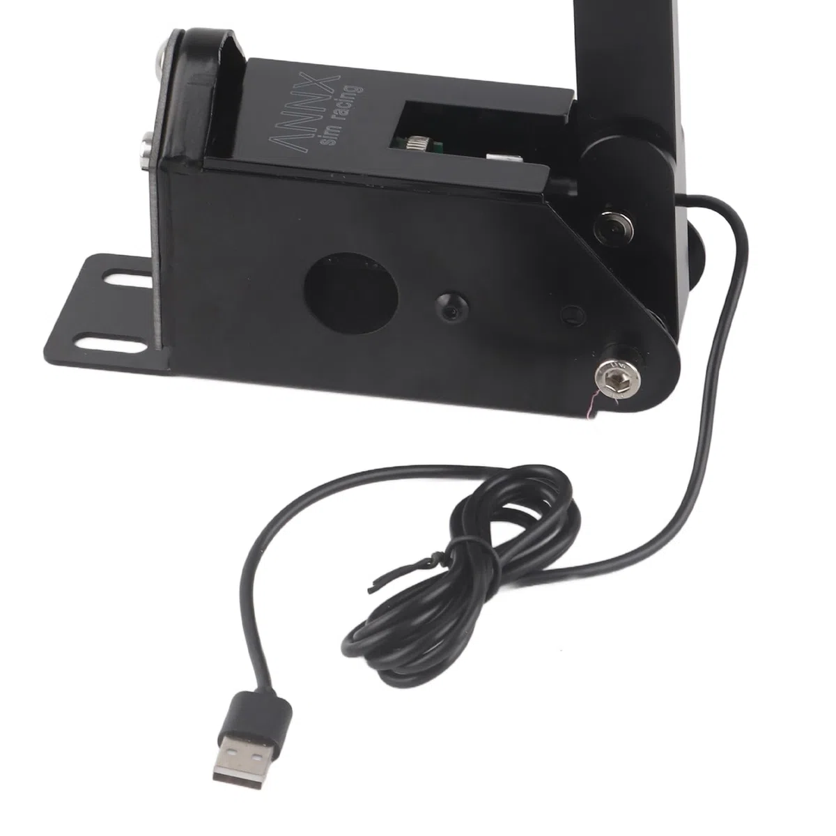Cryfokt Periferiche di Gioco per PC Durevoli a 64 Bit USB con Freno a Mano Universale per Giochi di Corse SIM T500, Lega di Alluminio
