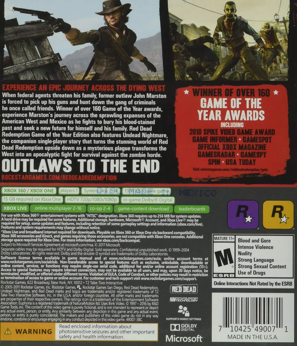 Jack of All Games Red Dead Redemption: Game of the Year Edition, Xbox 360