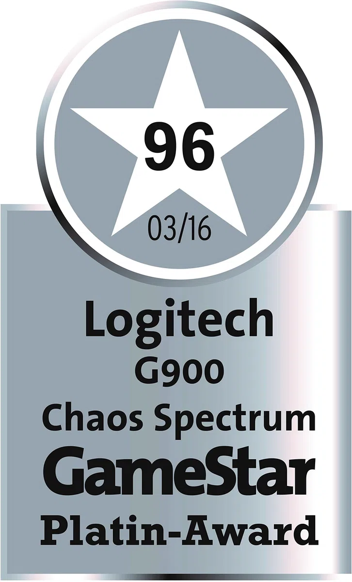 Logitech G900 Mouse da Gioco Wireless, Chaos Spectrum, Nero