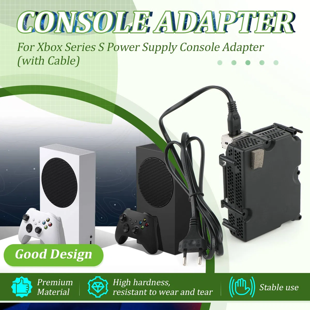 RongZy per Xbox Series S Alimentatore per Series S Alimentatore Interno Sostituire Series S con Strumenti di Riparazione