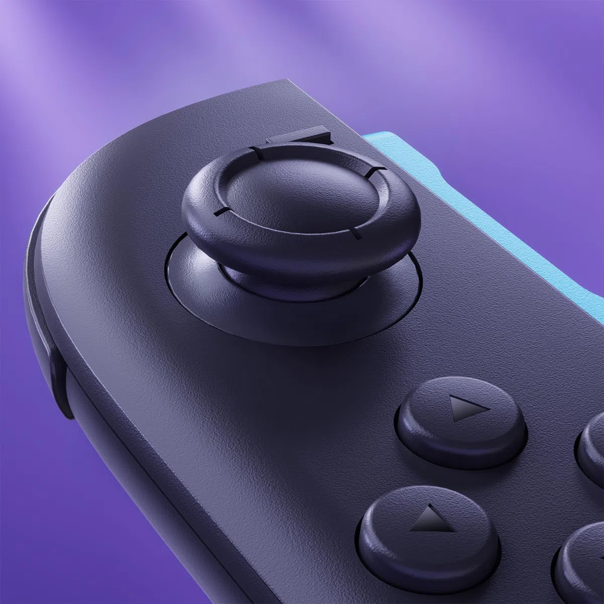 eXtremeRate Cover Tasti Kit + Levette Analogiche 3D Ricambio per Nintendo Switch 2 Controller - Nero