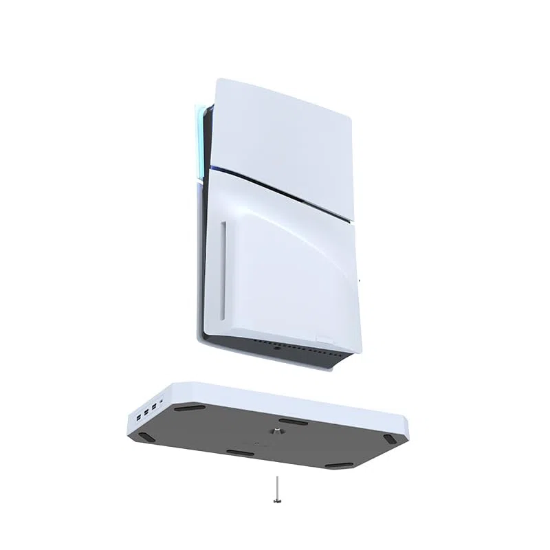 BeisDirect Supporto di raffreddamento verticale compatibile con console digitale ottica PS5 Slim, stazione di ricarica per Playstaion Slim5, controller PS5 caricabatterie con gancio per cuffie