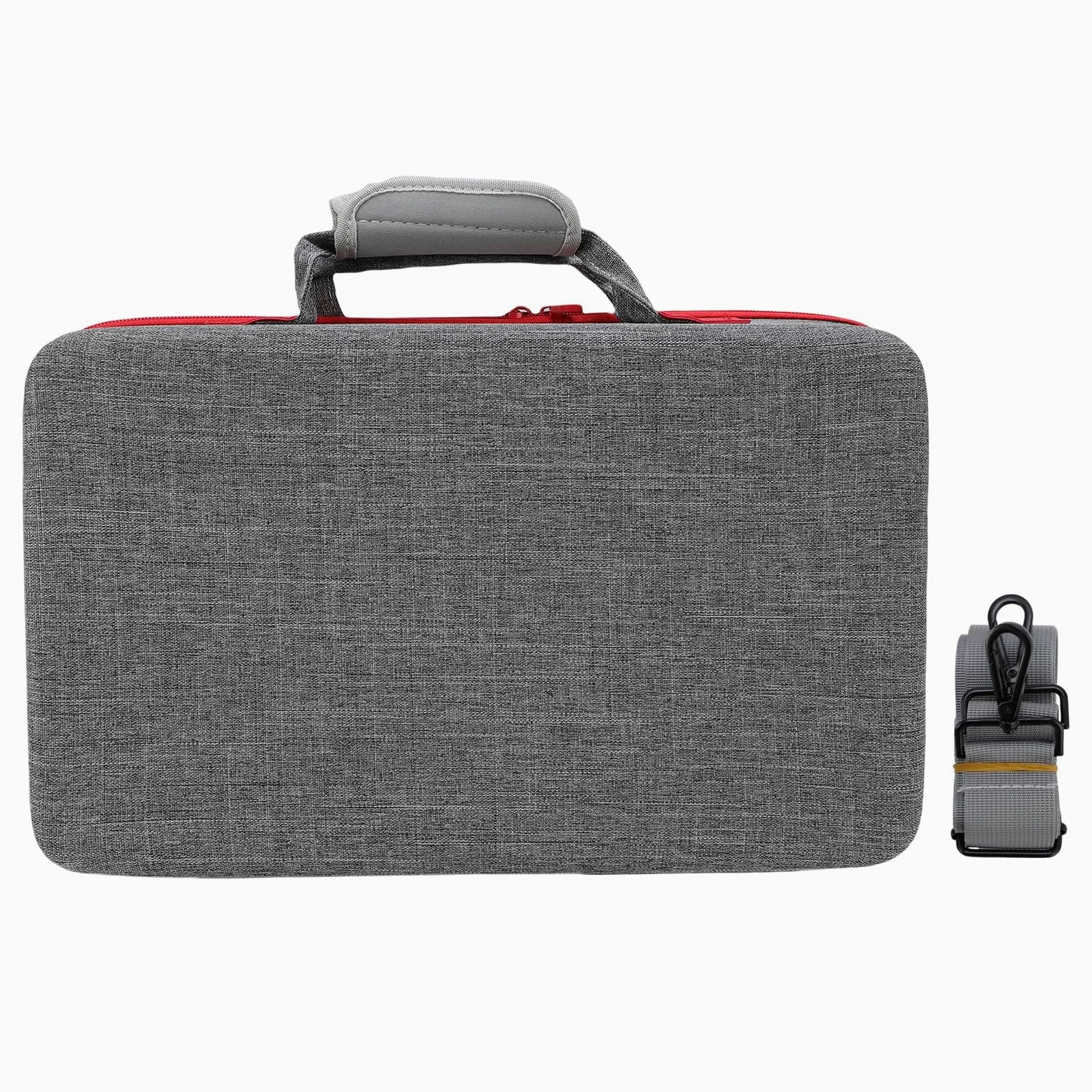 Custodia Rigida per Console SLIM Custodia Rigida per Viaggi, Controller, Cuffie, Cavi USB, Nylon Impermeabile per Giocatori (GRAY)
