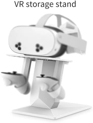 Supporto per cuffie VR, organizer salvaspazio per attrezzatura di realtà virtuale, accessorio per giocatori e appassionati di tecnologia, supporto per cuffie, compatibile con la maggior parte delle