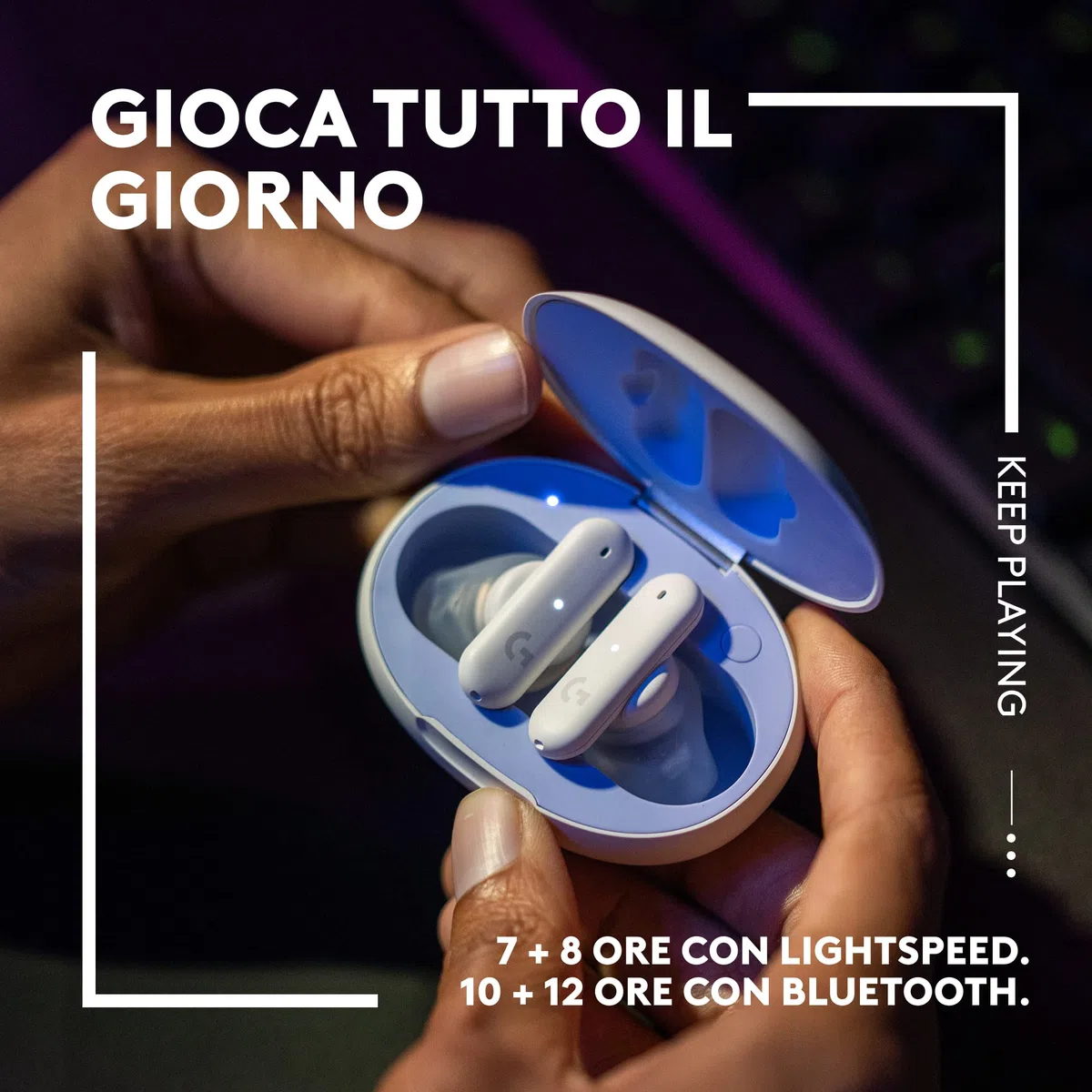 Logitech G Fits Cuffie Gaming Wireless, Modellabili, Lightspeed + Bluetooth, Quattro Microfoni Beamforming, PC, Mac, PS5, PS4, Mobile, Nintendo Switch - Nero