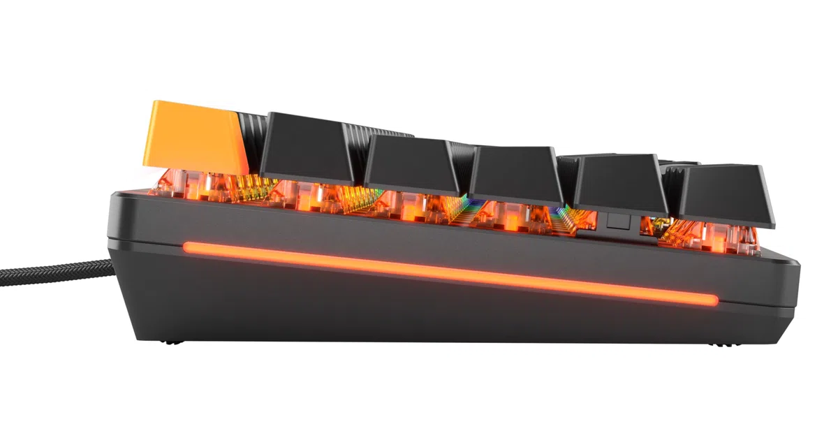 GLORIOUS Gaming GMMK 2 Full Size (96%) - Tastiera da gaming meccanica, struttura in alluminio, personalizzabile, tasti a doppia iniezione, Fox Switches, RGB, layout QWERTY spagnolo - Nero