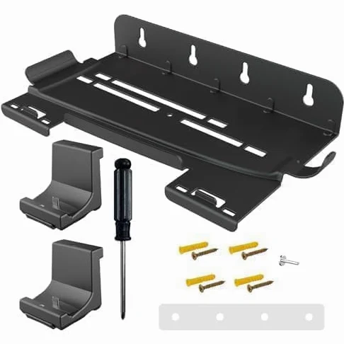 Supporto di ricarica per gamepad da parete, con gancio per cuffie, organizer per controller di gioco, salvaspazio, per una configurazione di gioco ordinata