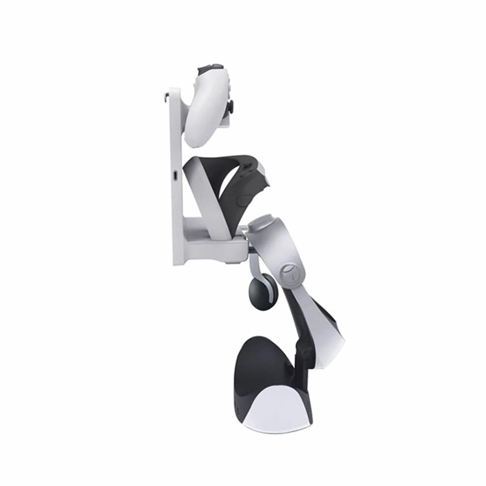 LYL Supporto da Parete per Stazione di Ricarica per Controller PS5 e PSVR 2 - Dock Controller e Cuffie - Ricarica Rapida e Verticale - Montaggio a Parete