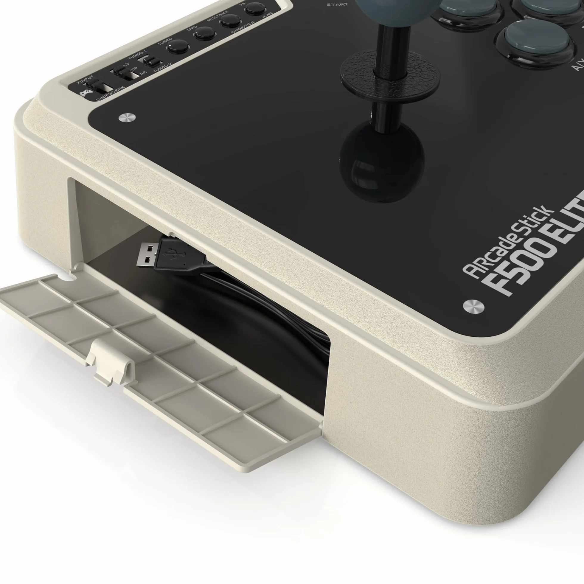 MAYFLASH Arcade Stick F500 Elite con pulsanti e joystick Sanwa per Xbox Series S/X, Xbox One, PS4, PS3, Switch/Switch 2, Android, Windows, macOS e molto altro ancora.