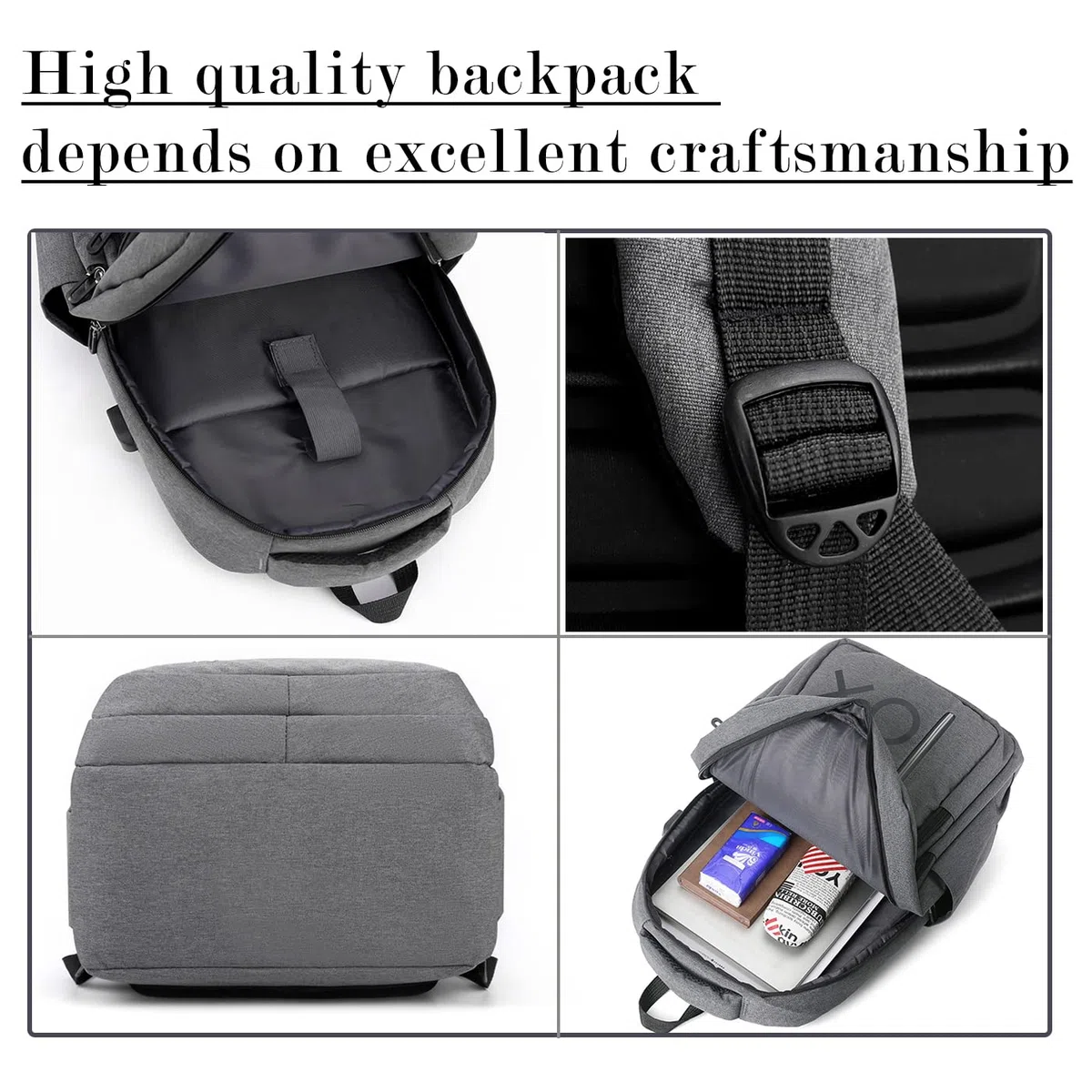 Zaino per console da gioco per PS5, borsa da viaggio per controller e accessori da gioco, grigio, grande, gioco