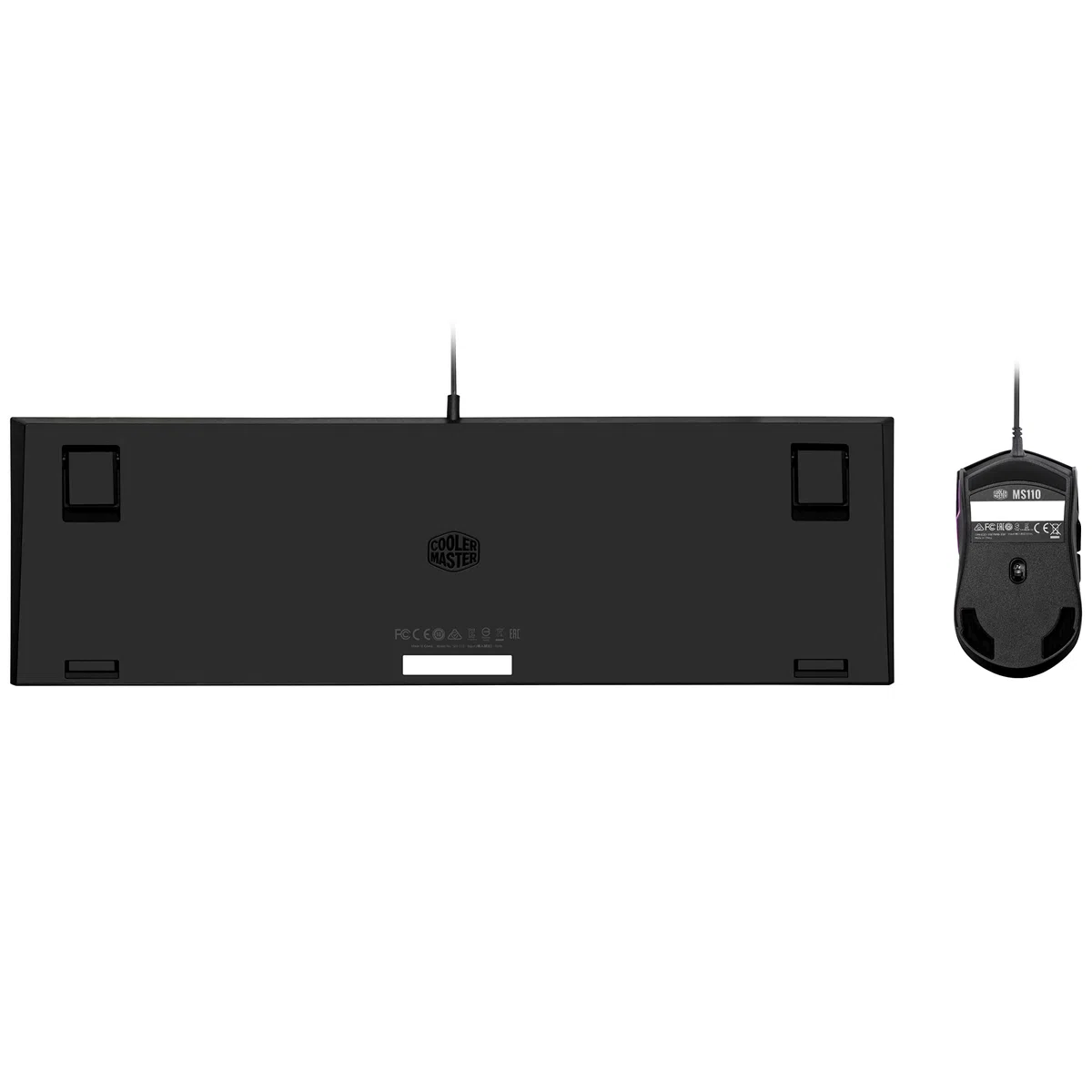 Cooler Master MS110 Tastiera E Mouse RGB Gaming Combo, Nero, QWERTZ - DE
