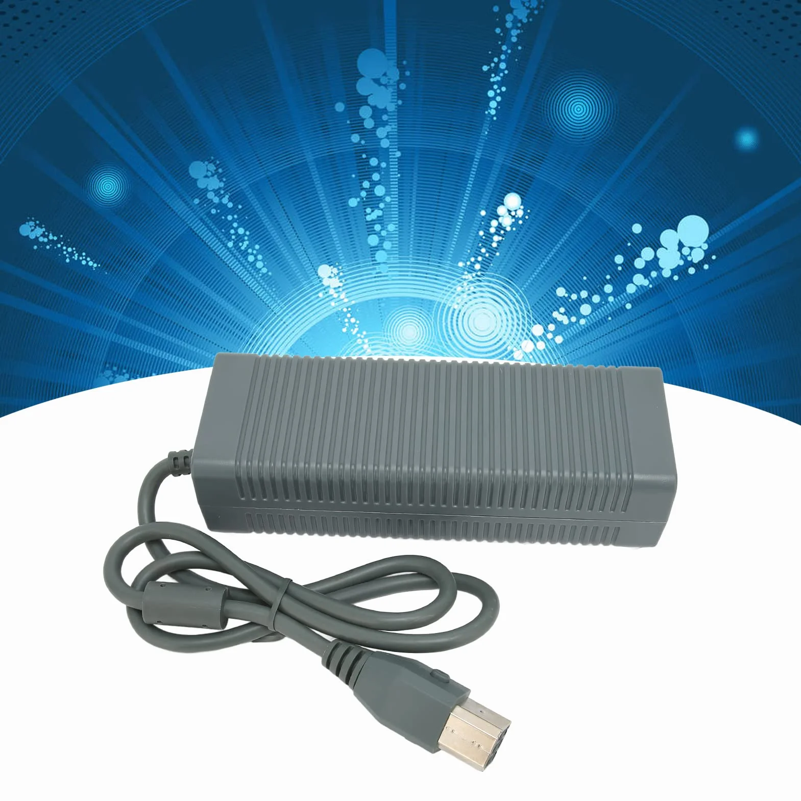 Alimentatore, Adattatore di Alimentazione per Console di Gioco Stabile 185-265 V Grigio per Xbox 360