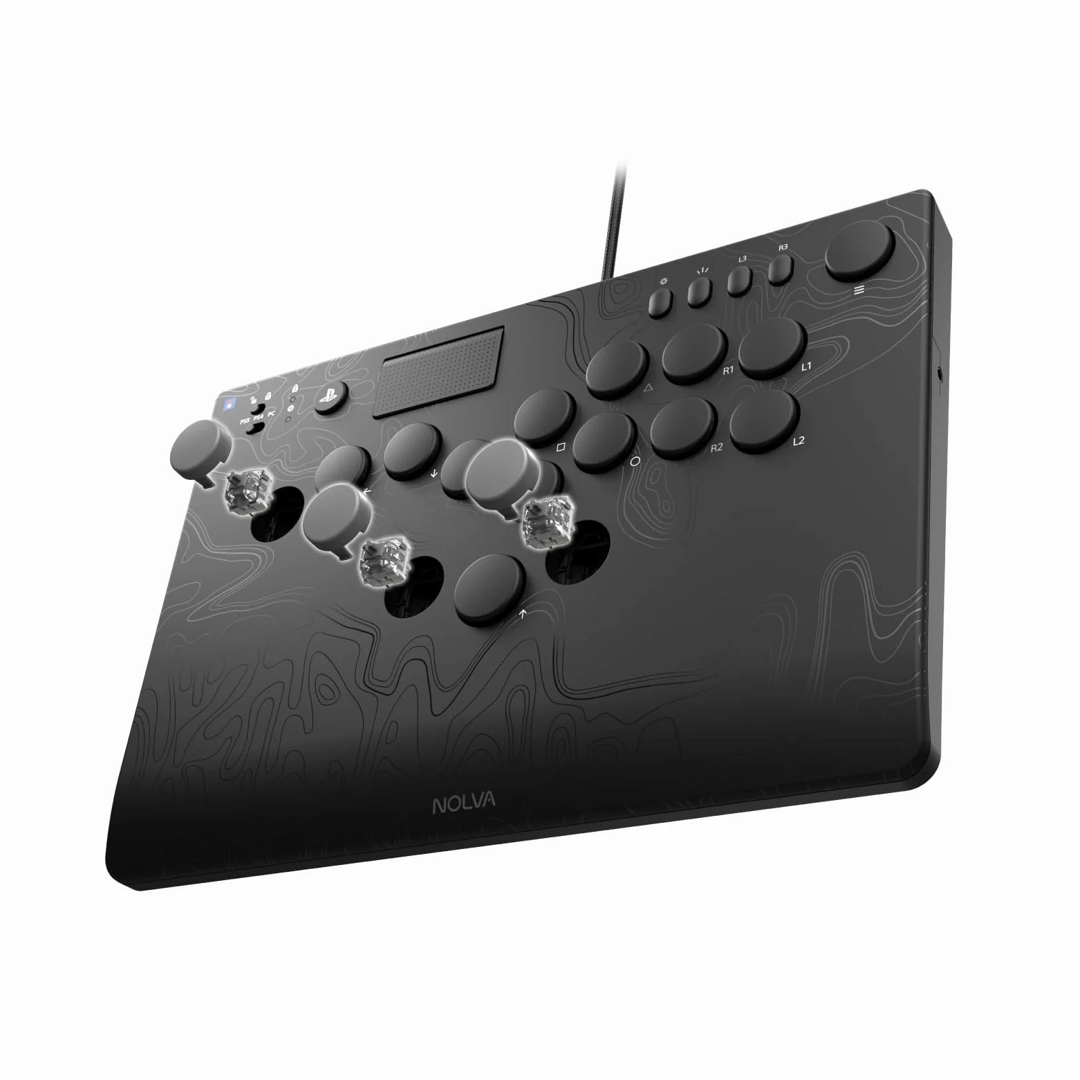 HORI NOLVA Controller Arcade Meccanico All-Button per PlayStation 5, PlayStation 4 e PC – Licenza Ufficiale Sony