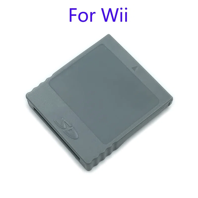 YANHAO [Parti di Videogiochi] 2Pcs SD Flash Scheda di Memoria WISD for Nintendo Wii Adattatore Convertitore Adattatore Lettore di Schede for Wii GC Gamecube Console di Gioco [Sostituire]