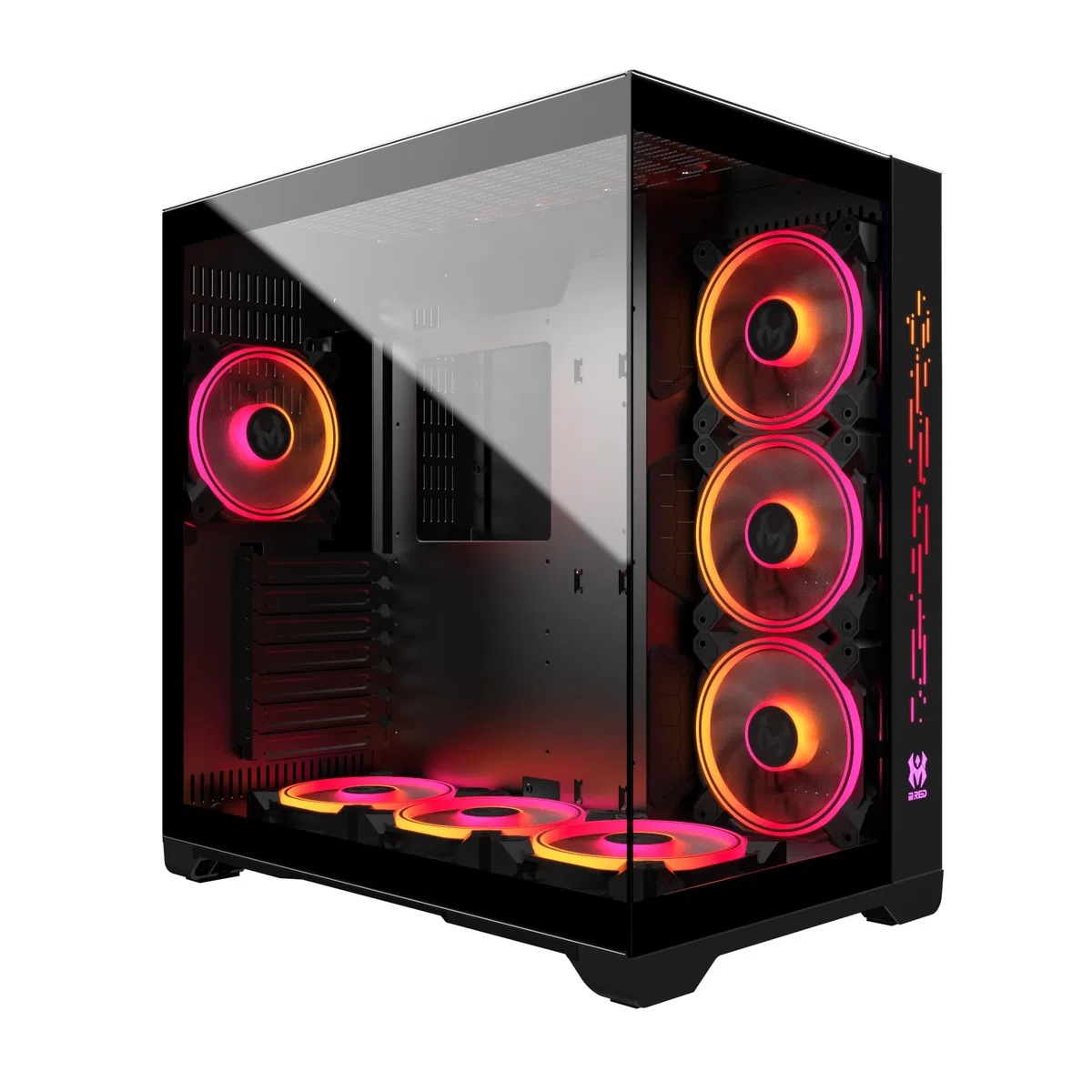 Mred - Pc Gamer Atx - Black Rgb Crystal Sea