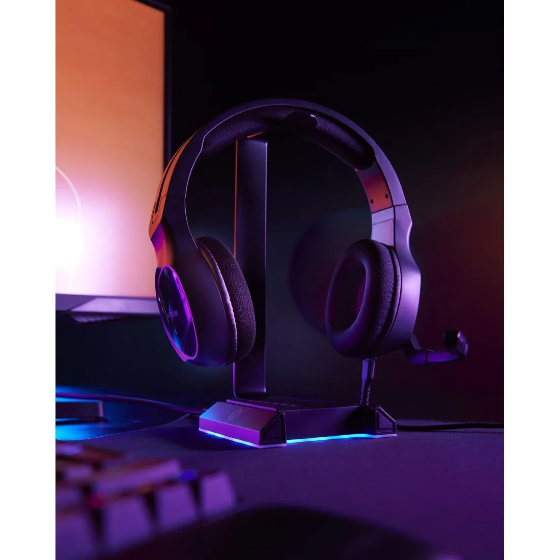 uRage Cuffie da gioco per microfono (cuffie over-ear Gamer, certificate DTS X, Micro Flip to Mute, Cavo Jack Uflex Rimovibile, Cuffie Micro Multipiattaforma PC/PS/Xbox/Nintendo Switch) Nero