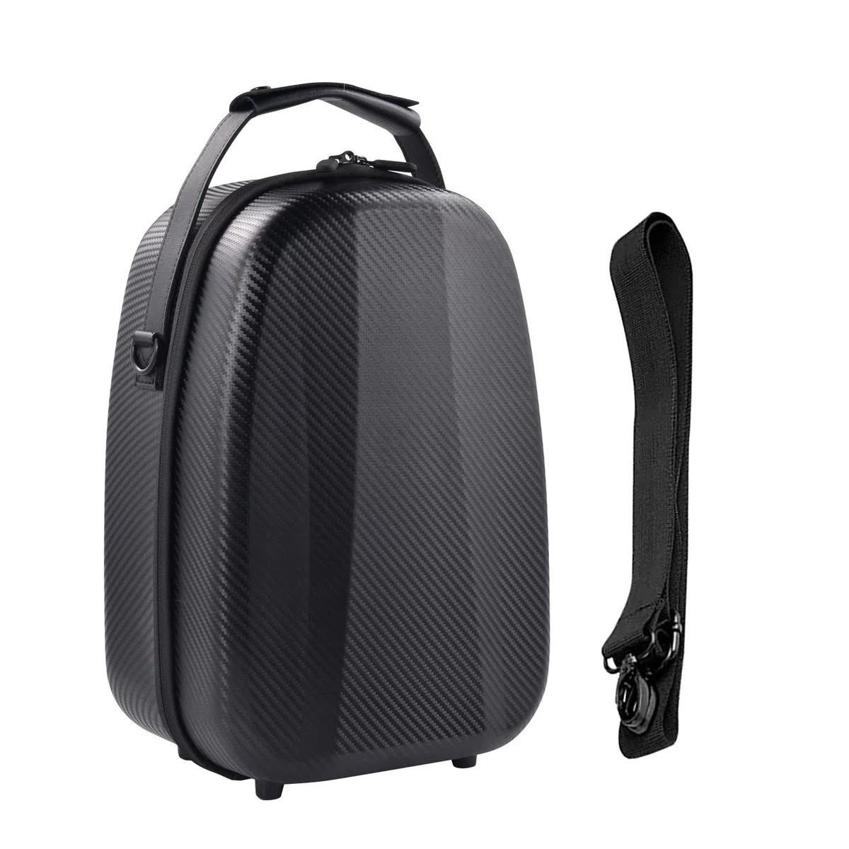 VR2 - Custodia antiurto per occhiali, antigraffio, custodia protettiva con fascia elastica, da viaggio