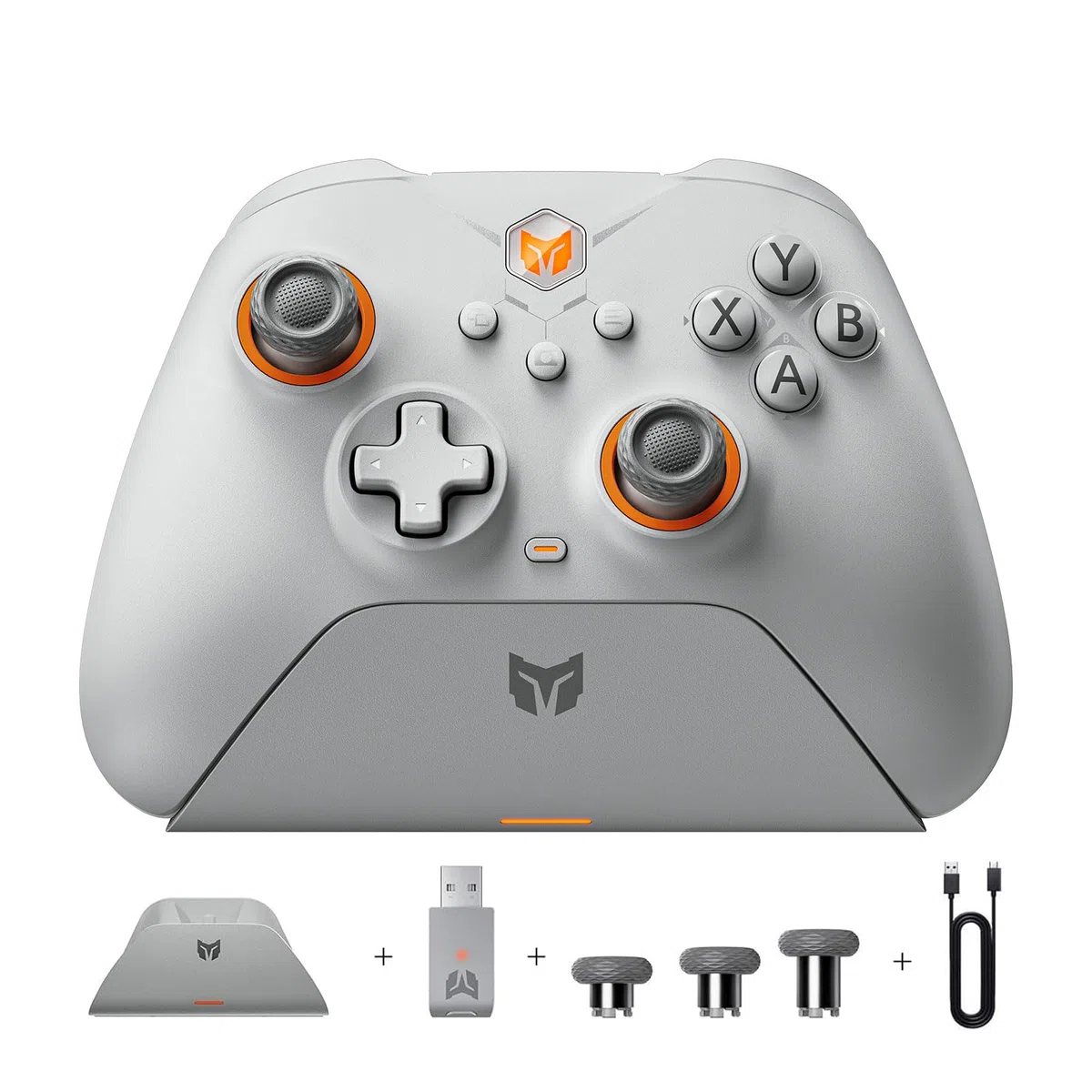 BIGBIG WON Gale Hall Wireless Controllers con Controllo di Movimento, Joysticks a Pulsante, 3 Paia per PC, Switch/iOS/Android Gaming