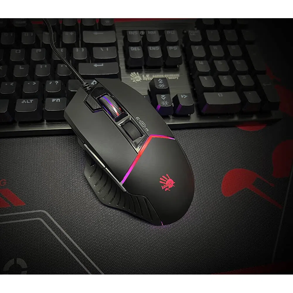 Mouse da gioco W95 Max, 12000 CPI regolabile per computer desktop per computer portatili sanguinanti e cablati Macro Programmazione PC Mouse da gioco elettronico da competizione Mouse da ufficio