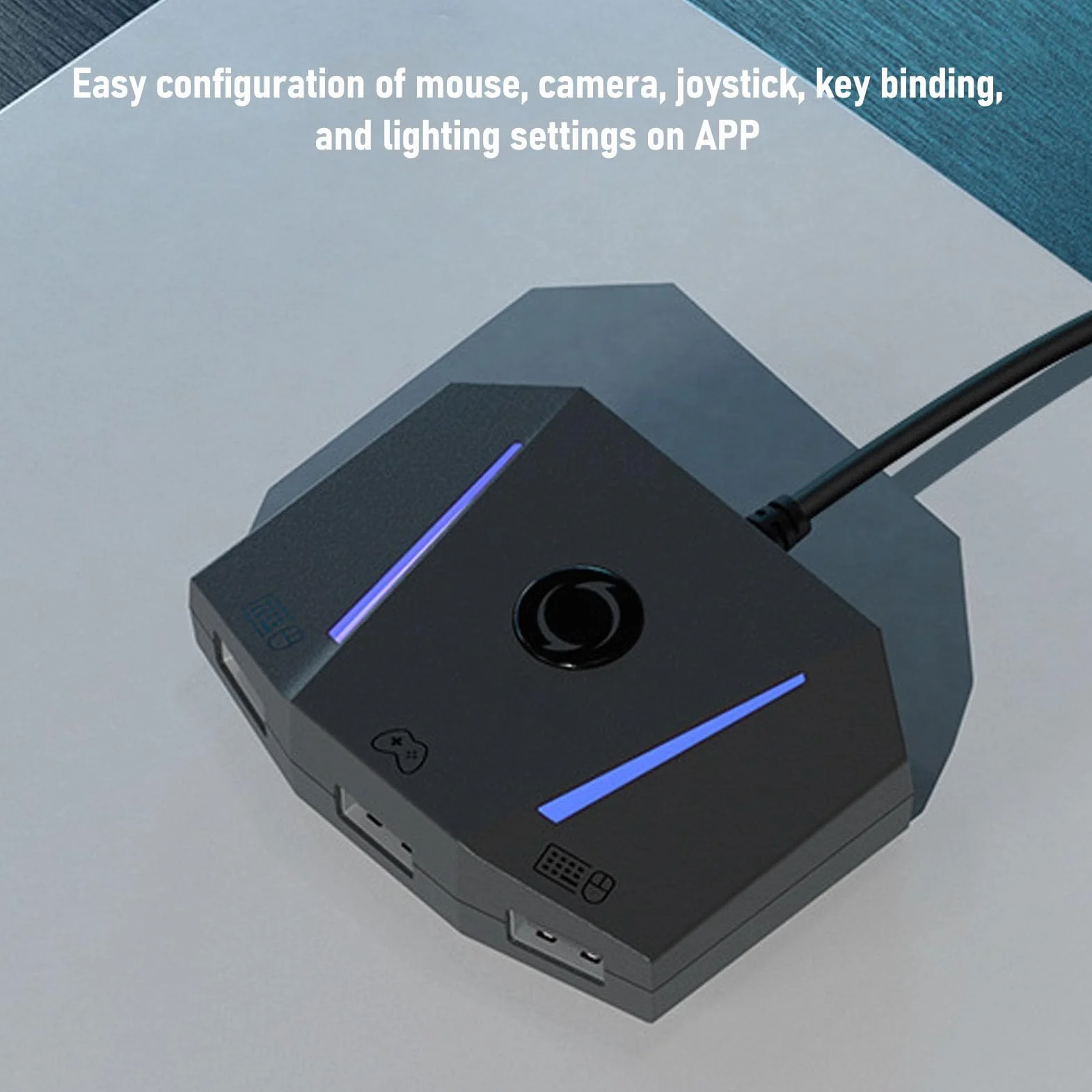 Convertitore per tastiera e mouse da gioco, facile installazione, luce RGB, compatibile con X/S per