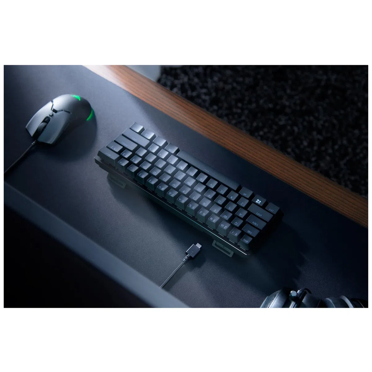 Razer Huntsman Mini tastiera da gaming ottica, 60% layout tedesco DE (layout italiano non garantito)